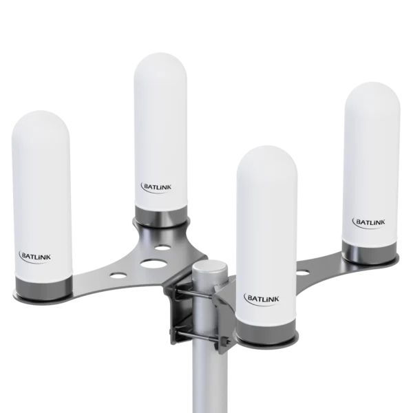 DQ5G-QUAD 4x Antennenhalter für Mast- und Wandmontage – Bild 4