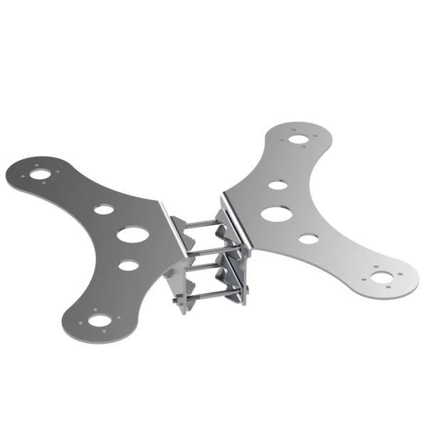 DQ5G-QUAD 4x Antennenhalter für Mast- und Wandmontage